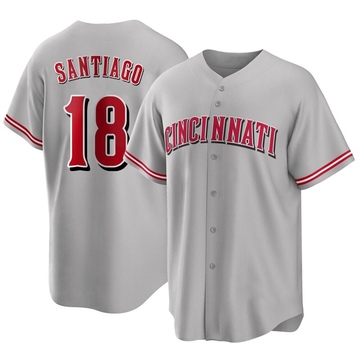 Benito Santiago Youth Cincinnati Reds Pitch Fashion Jersey - Black Replica