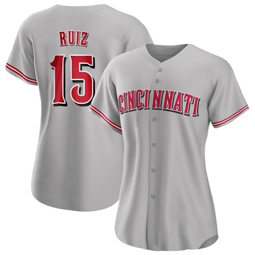 Chico Ruiz Youth Cincinnati Reds Home Jersey - White Replica