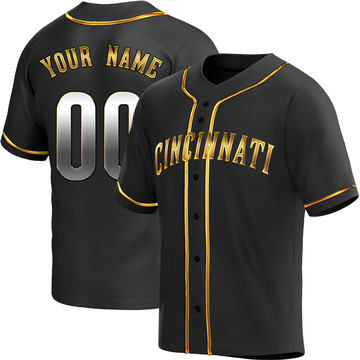 Men's Cincinnati Reds Black 2023 City Connect Jersey - All Stitched - Vgear