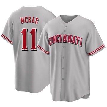 Hal Mcrae Youth Cincinnati Reds Snake Skin City Jersey - Black Replica