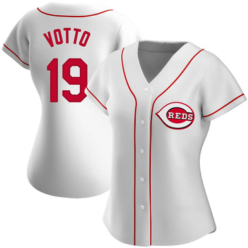 Joey Votto Youth Cincinnati Reds Snake Skin City Jersey - Black Replica