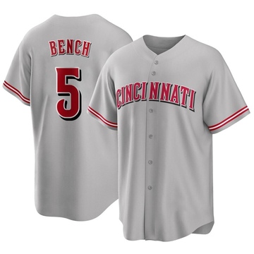 Johnny Bench Women's Cincinnati Reds Home Jersey - White Replica