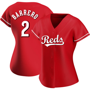 Women's Cincinnati Reds ＃2 Jose Barrero Black 2023 City Connect Name &  Number T-Shirt - Reds Store